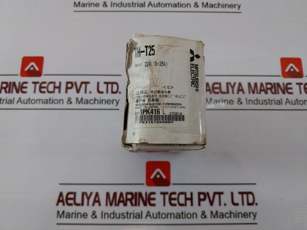 Mitsubishi Electric Th-t25 Thermal Overload Relay Jis C8201-4-1 22A 550V