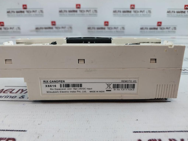 Mitsubishi Electric X6616 Remote I/O RIX Expansion Unit