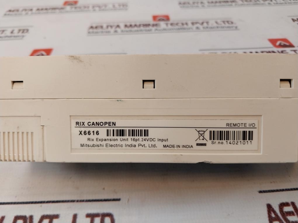 Mitsubishi Electric X6616 Remote I/O Rix Expansion Unit 24 Vdc