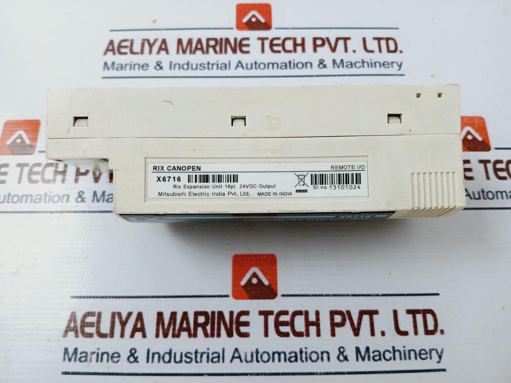 Mitsubishi Electric X6716 Remote I/O Rix Expansion Unit 16Pt 24Vdc