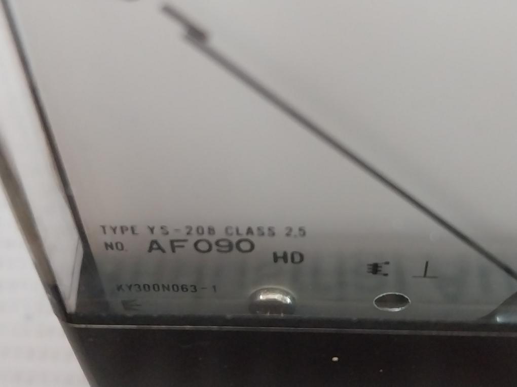 Mitsubishi Electric Ys-208 Ammeter 0-20/60 A~ Jis C 1102