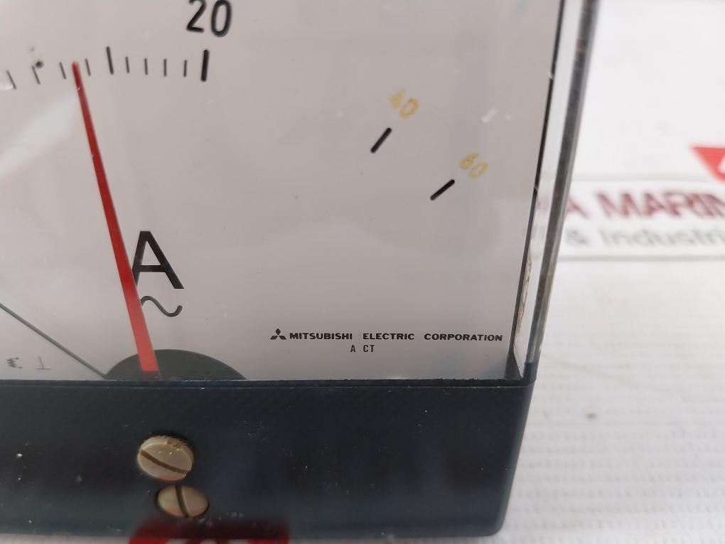 Mitsubishi Electric Ys-208 Ammeter 0-20/60 A~ Jis C 1102