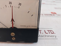 Mitsubishi Electric Ys-208 Panel Meter Ae050 Hd, Jis C 1102 0-30/90 A Class 2.5