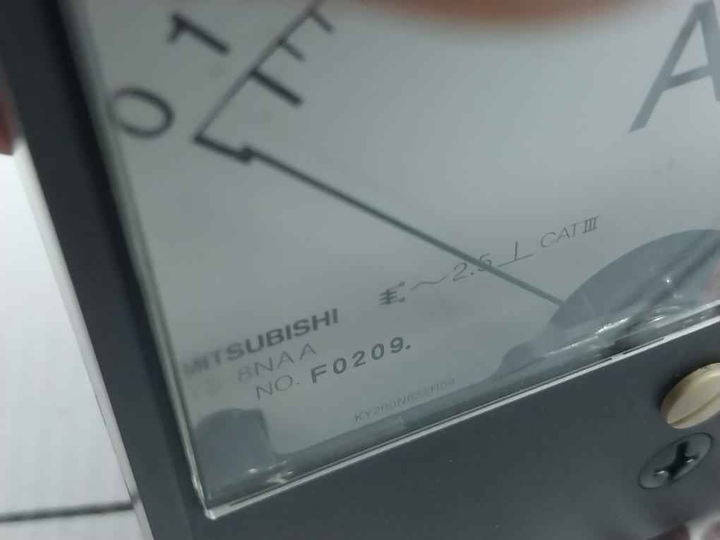 Mitsubishi Electric Ys-8Naa Ac Ammeter 15A 600V