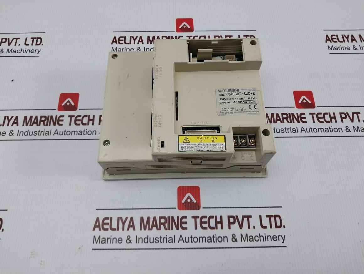 Mitsubishi F940got-swd-e Graphic Operation Terminal 24vdc-410ma (not Working)