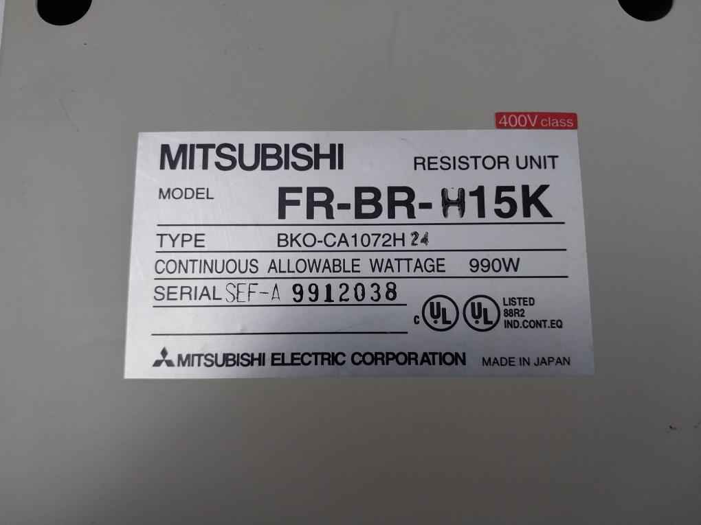 Mitsubishi Fr-br-h15K Resistor Unit Bko-ca1072H 24 990W 400V