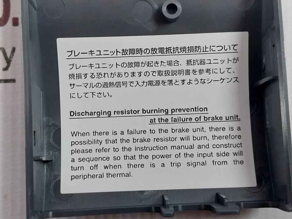 Mitsubishi Fr-bu2-h15K Brake Unit For Inverter Bc172D457H22 400V