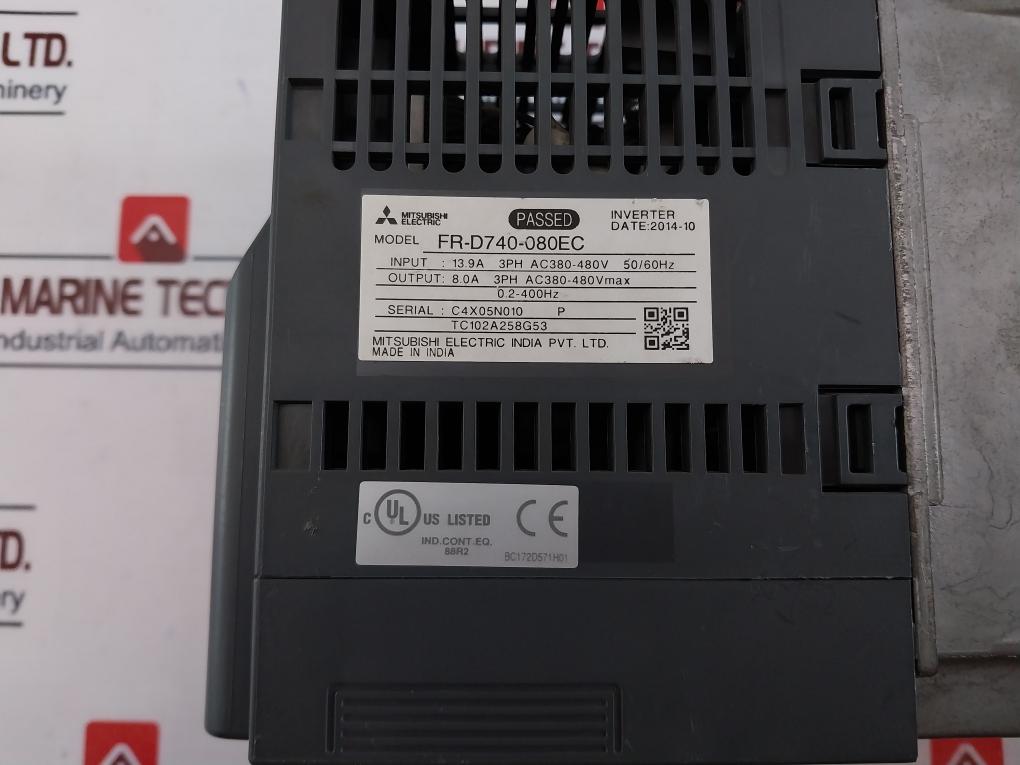 MITSUBISHI FR-D740-080EC Inverter 3ɸ400V