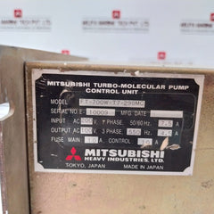 Mitsubishi Fti-700W-t7-298M Turbo-molecular Pump Control Unit 10A Ac200 240V