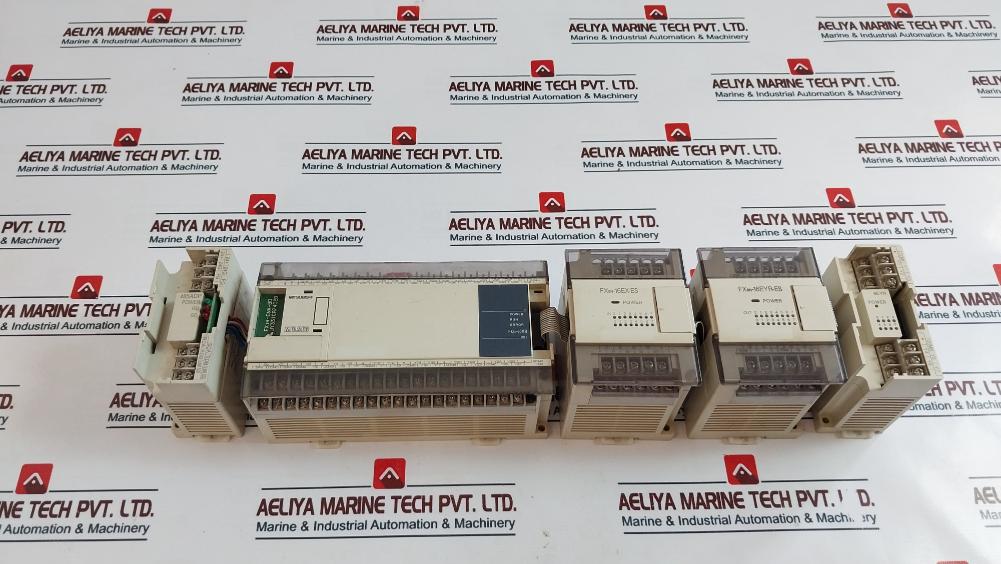 Mitsubishi Fx0N-8Eyr-es/Ul Programmable Controller Set Fx1N-60Mr-ds, 12-24Vdc