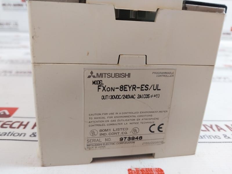 Mitsubishi Fx0n-40mr-ds,fxon-16eyr-es,fx0n-8eyr-es/ul Programmable Controller