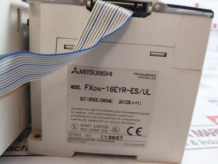 Mitsubishi Fx0n-40mr-ds,fxon-16eyr-es,fx0n-8eyr-es/ul Programmable Controller