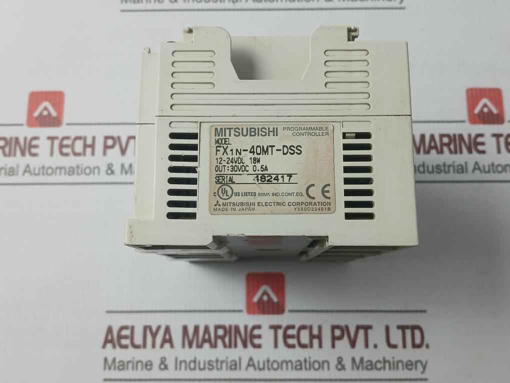 Mitsubishi Fx1N-40Mt-dss Programmable Controller 12-24Vdc 18W