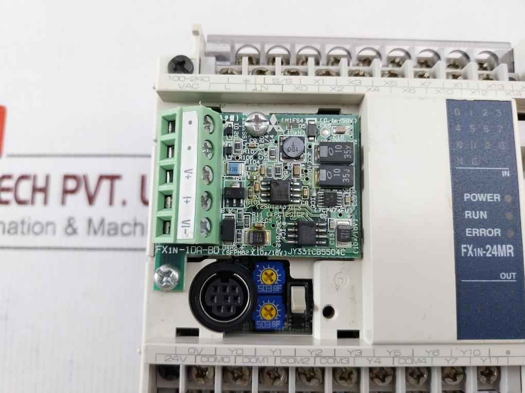 Mitsubishi Fx1n-24mr-es/ul Programmable Controller 100-240vac 50/60hz 30w