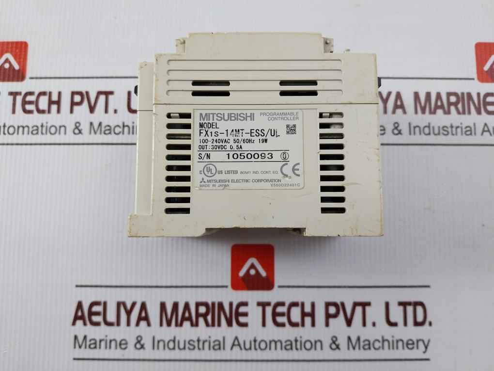 Mitsubishi Fx1s-14mt-ess/ul Programmable Controller 100-240vac 50/60hz 19w