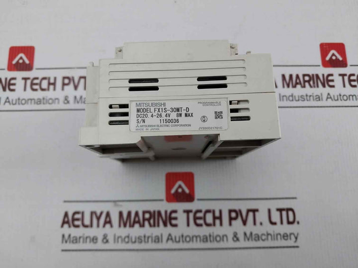Mitsubishi Fx1s-30mt-d Programmable Controller Dc20.4-26. 4v 8w Max