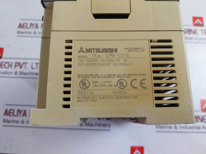 Mitsubishi Fx2N-32Mr-es/Ul Programmable Compact Controller 100-240Vac 50/60Hz