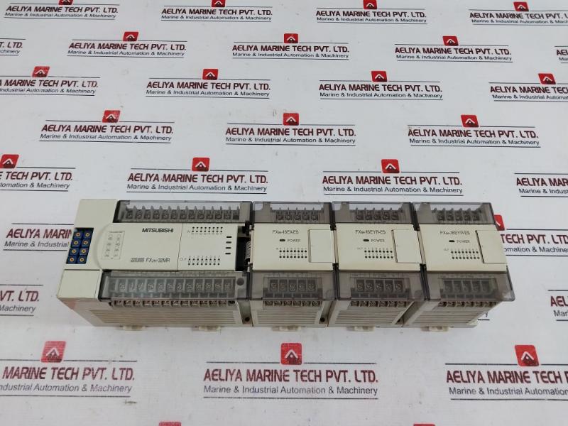 Mitsubishi Fx2N-32Mr-es/Ul,Fxon-16Ex-es/Ul,Fxon-16Eyr-es/Ul Plc Module Set