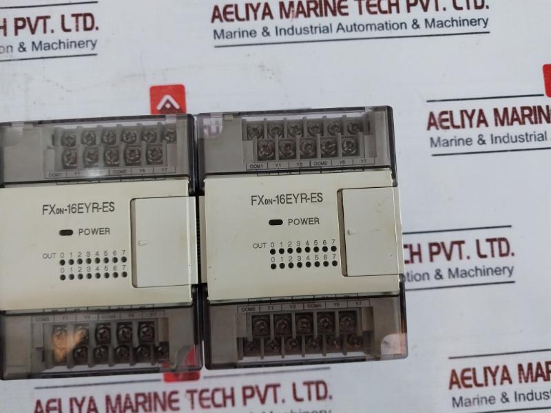 Mitsubishi Fx2N-32Mr-es/Ul,Fxon-16Ex-es/Ul,Fxon-16Eyr-es/Ul Plc Module Set