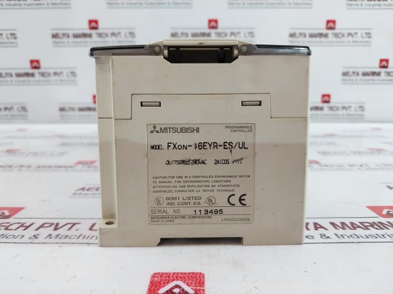 Mitsubishi Fx2N-32Mr-es/Ul,Fxon-16Ex-es/Ul,Fxon-16Eyr-es/Ul Plc Module Set