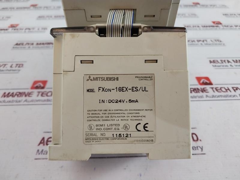 Mitsubishi Fx2N-32Mr-es/Ul,Fxon-16Ex-es/Ul,Fxon-16Eyr-es/Ul Plc Module Set