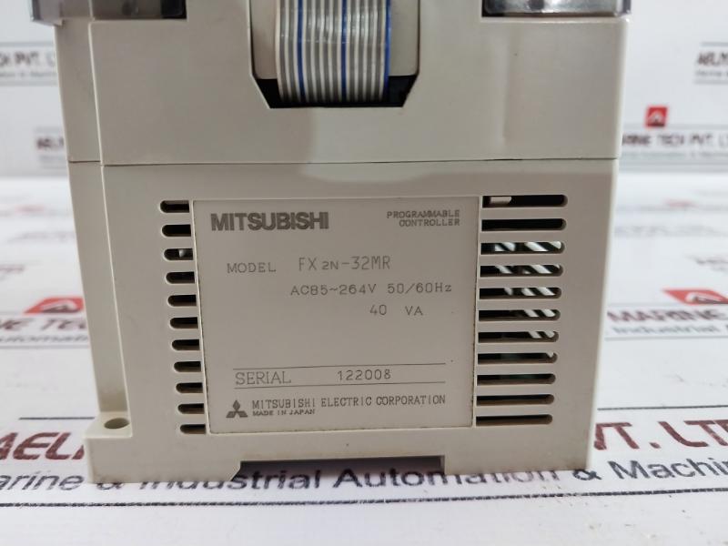 Mitsubishi Fx2N-32Mr,Fx0N-16Ex-es/Ul(Digital Input Unit),Fx0N-16Eyr-es/Ul(Digital Output Unit) Programmable Controller Set