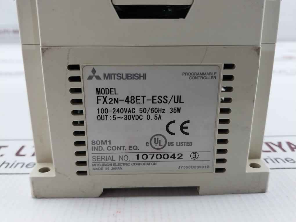 Mitsubishi Fx2n-48et-ess/ul Plc Expansion Transistor Unit 100-240vac 50/60hz
