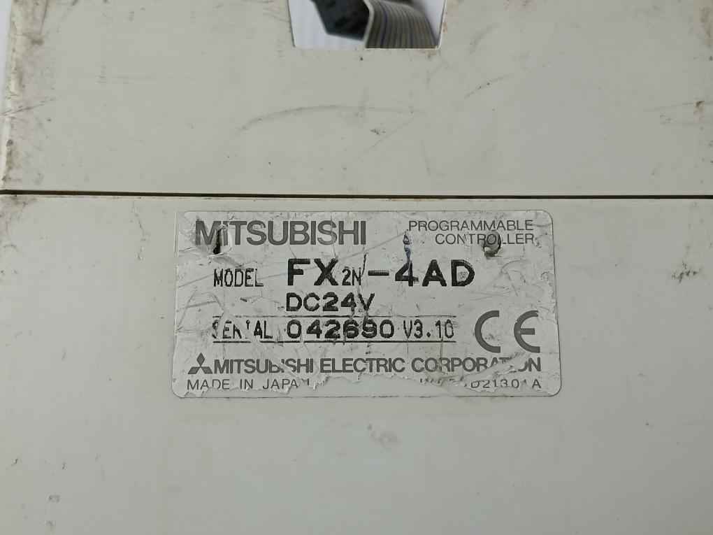 Mitsubishi Fx2N-4Ad Programmable Control Dc24V V3.10