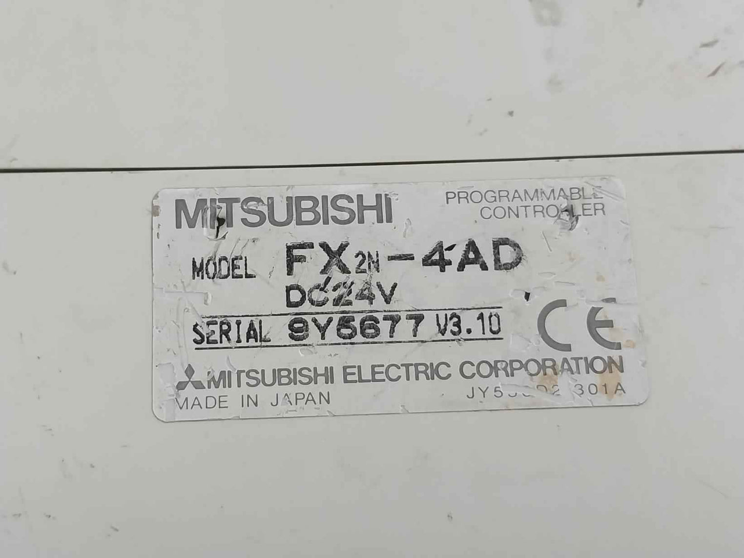 Mitsubishi Fx2N-4Ad Programmable Controller Dc24V V3.10