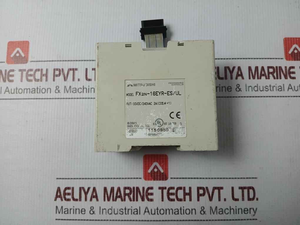 Mitsubishi Fx2n-16eyr-es/ul Programmable Controller Output 30vdc/240vac 2a