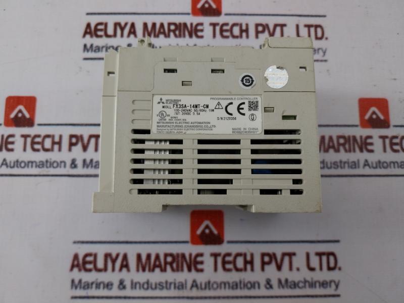 Mitsubishi Fx3Sa-14Mt-cm Programmable Controller 30V Dc 0.5A