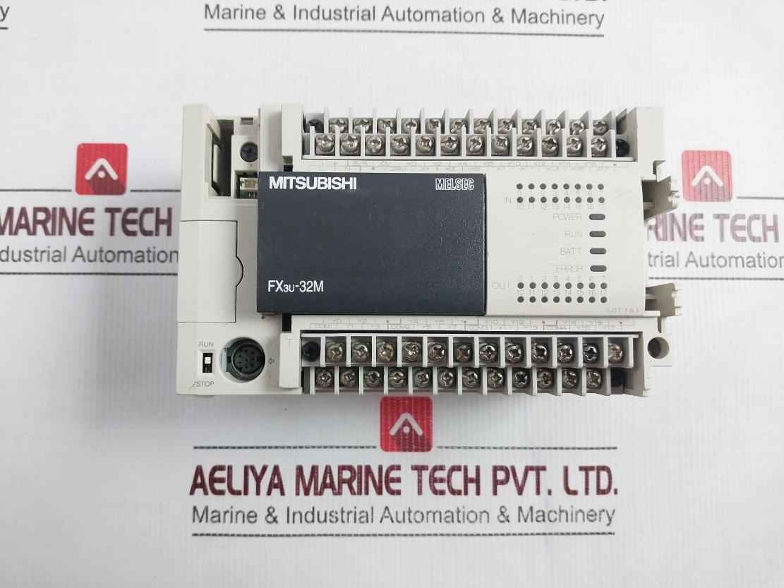 Mitsubishi Fx3U-32Mt/Es-a Programmable Logic Controller 100-240Vac/50-60Hz 35W