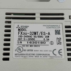 Mitsubishi Fx3U-32Mt/Es-a Programmable Logic Controller 100-240Vac/50-60Hz 35W