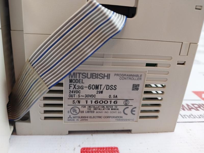 Mitsubishi Fx3g-60mt/dss,fx2n-4ad,fx2n-8eyr-es,fx2n-8ex Es Set Dc 24 V