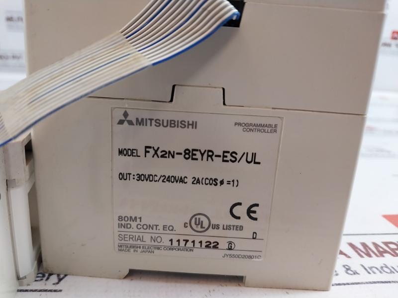 Mitsubishi Fx3g-60mt/dss,fx2n-4ad,fx2n-8eyr-es,fx2n-8ex Es Set Dc 24 V