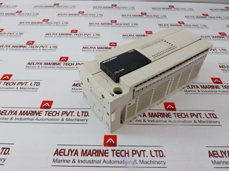 Mitsubishi Fx3u-64mr/ds Melsec All-in-one Power Supply Cpu I/o Main Unit 24vdc