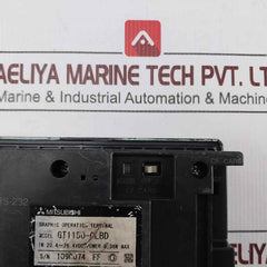 Mitsubishi Gt1150-qlbd Graphic Operation Terminal 24vdc (not Working)