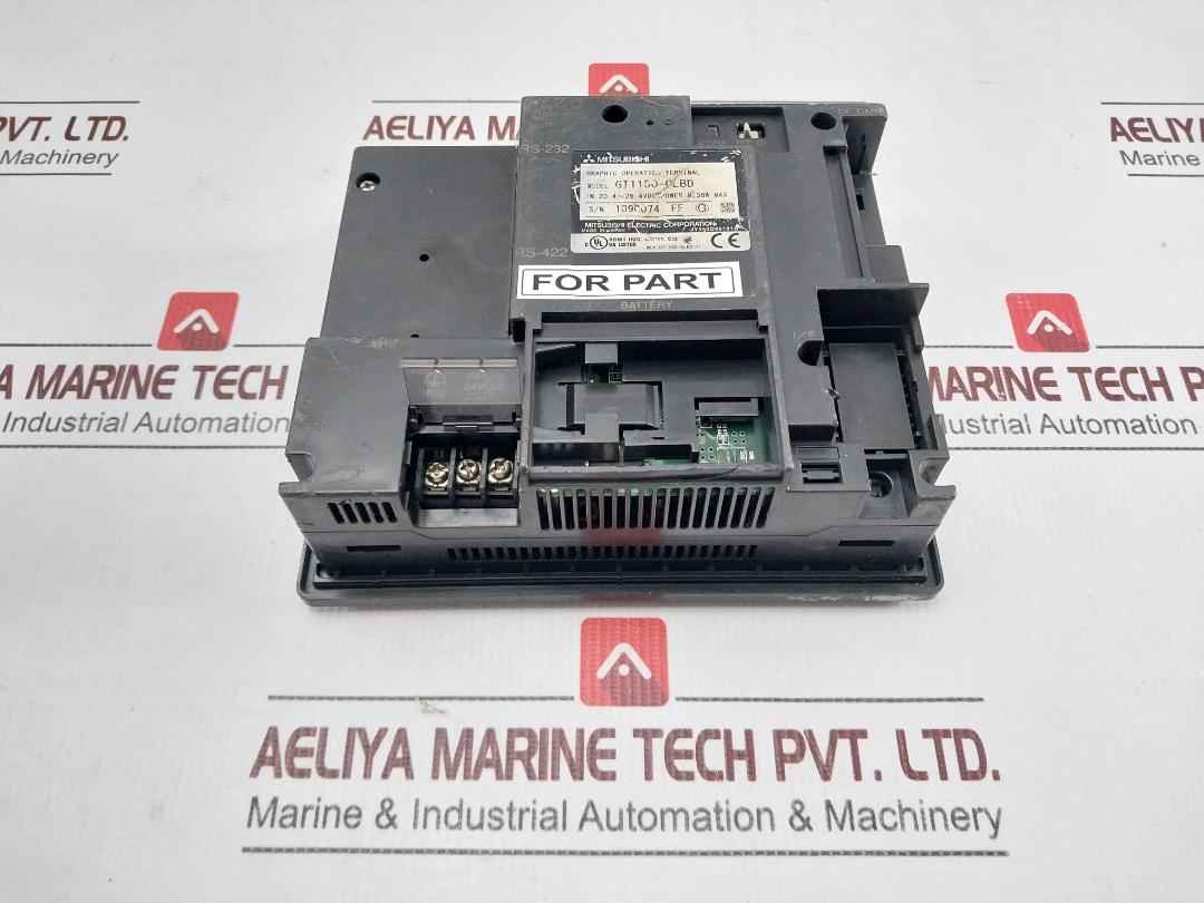 Mitsubishi Gt1150-qlbd Graphic Operation Terminal 24vdc (not Working)