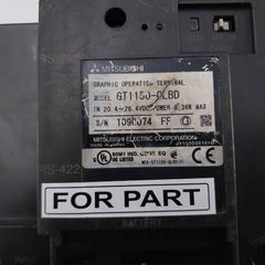 Mitsubishi Gt1150-qlbd Graphic Operation Terminal 24vdc (not Working)