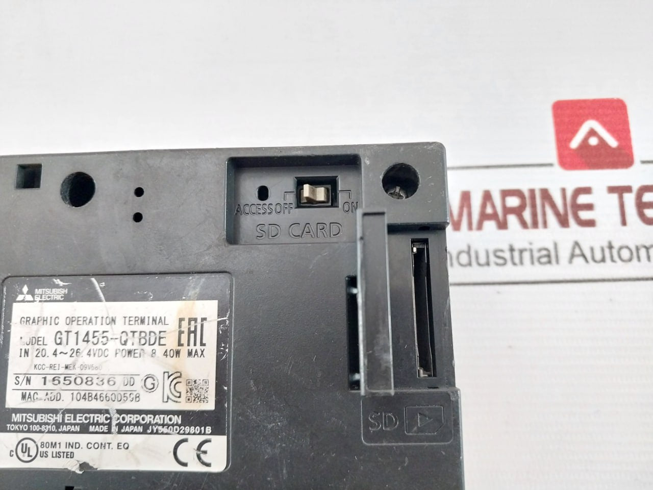 Mitsubishi Gt1455-qtbde Got1000 Graphic Operation Terminal 8.40W