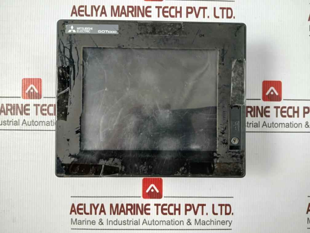 Mitsubishi Gt1455-qtbde Graphic Operation Terminal 24V Dc-40W Max (Not Working)