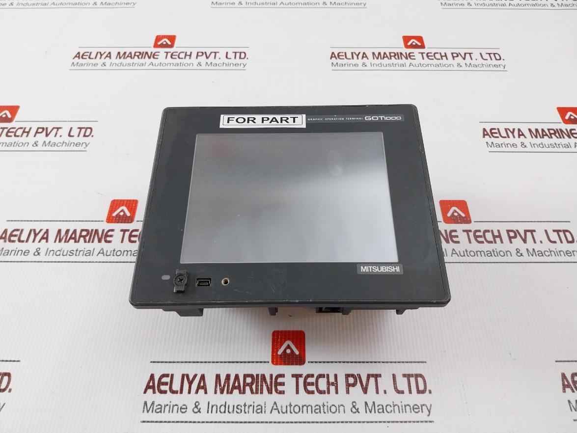 Mitsubishi Gt1555-qsbd Graphic Operation Terminal Got1000 24Vdc Power Max 17W