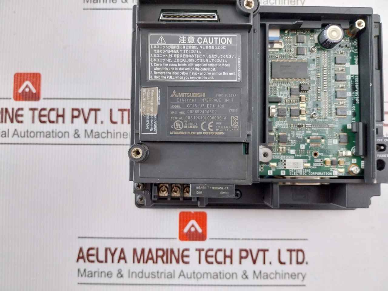 Mitsubishi Gt1555-qsbd Graphic Operation Terminal Got1000 24Vdc Power Max 17W