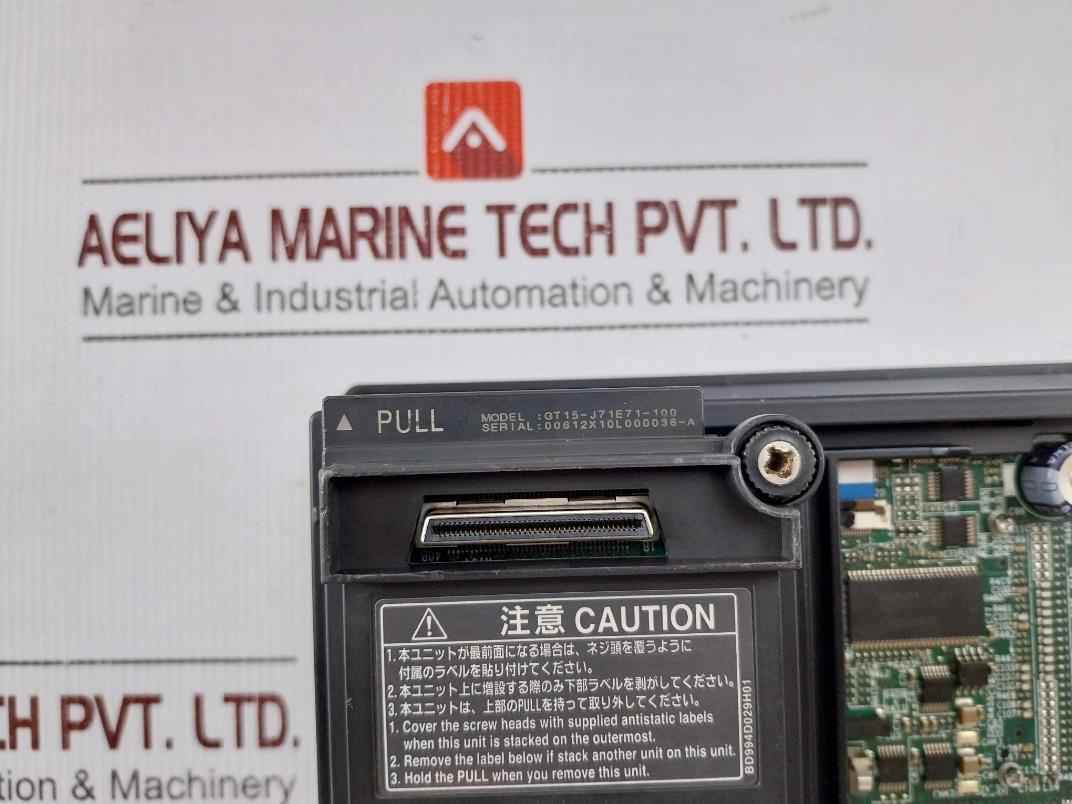 Mitsubishi Gt1555-qsbd Graphic Operation Terminal Got1000 24Vdc Power Max 17W