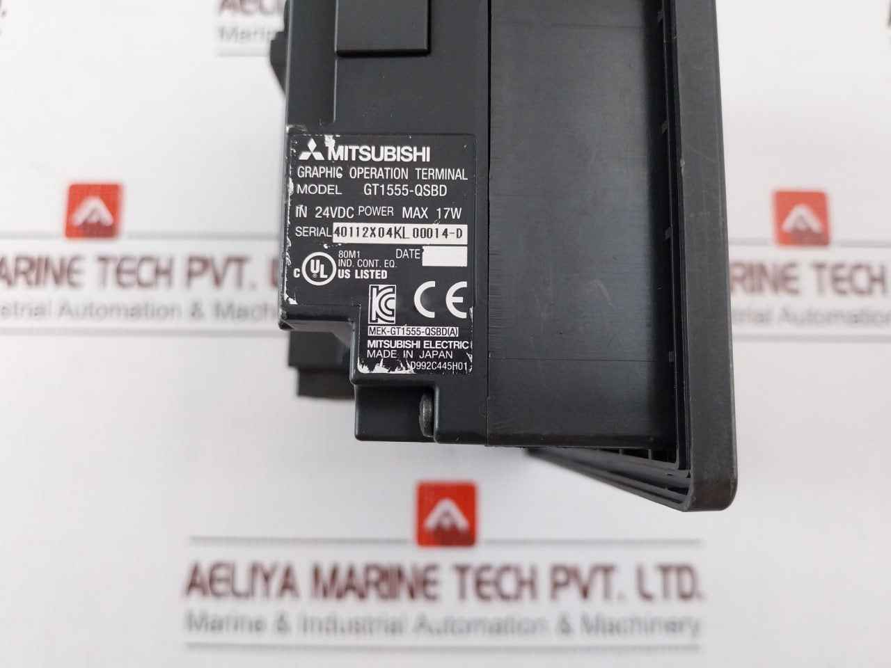 Mitsubishi Gt1555-qsbd Graphic Operation Terminal Got1000 24Vdc Power Max 17W