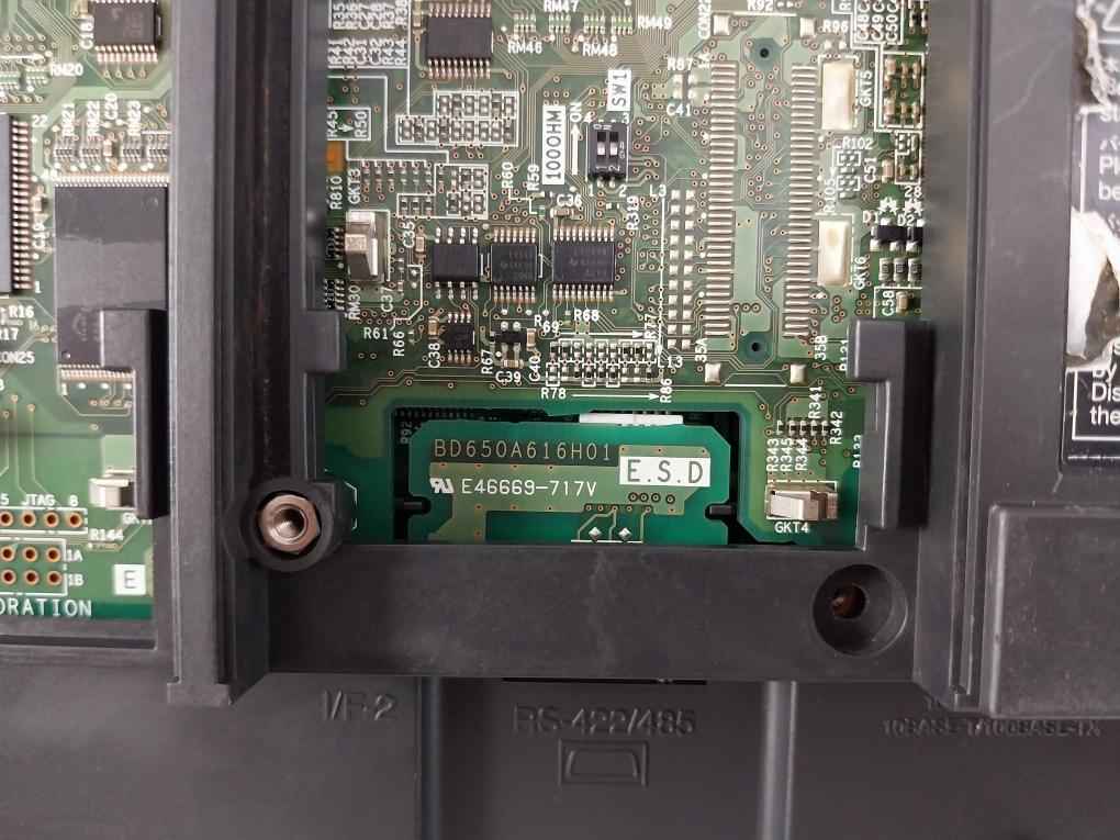 Mitsubishi Gt1672-vnba Graphic Operation Terminal Touchscreen Hmi (Not Working)