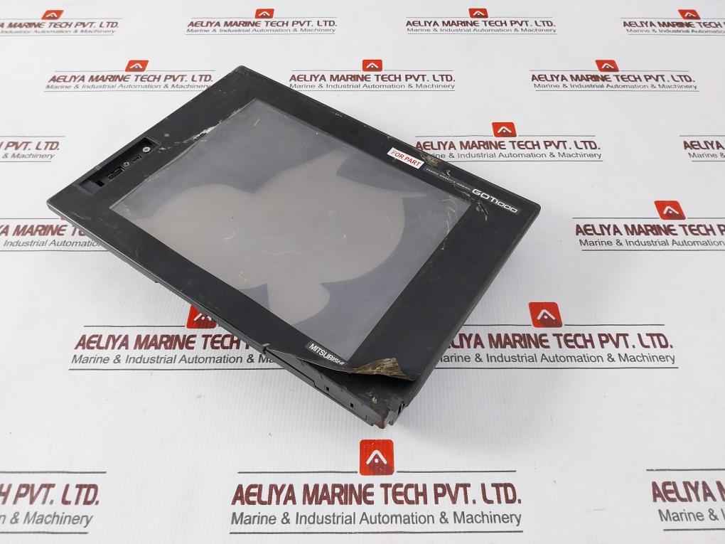 Mitsubishi Gt1672-vnba Graphic Operation Terminal Touchscreen Hmi (Not Working)