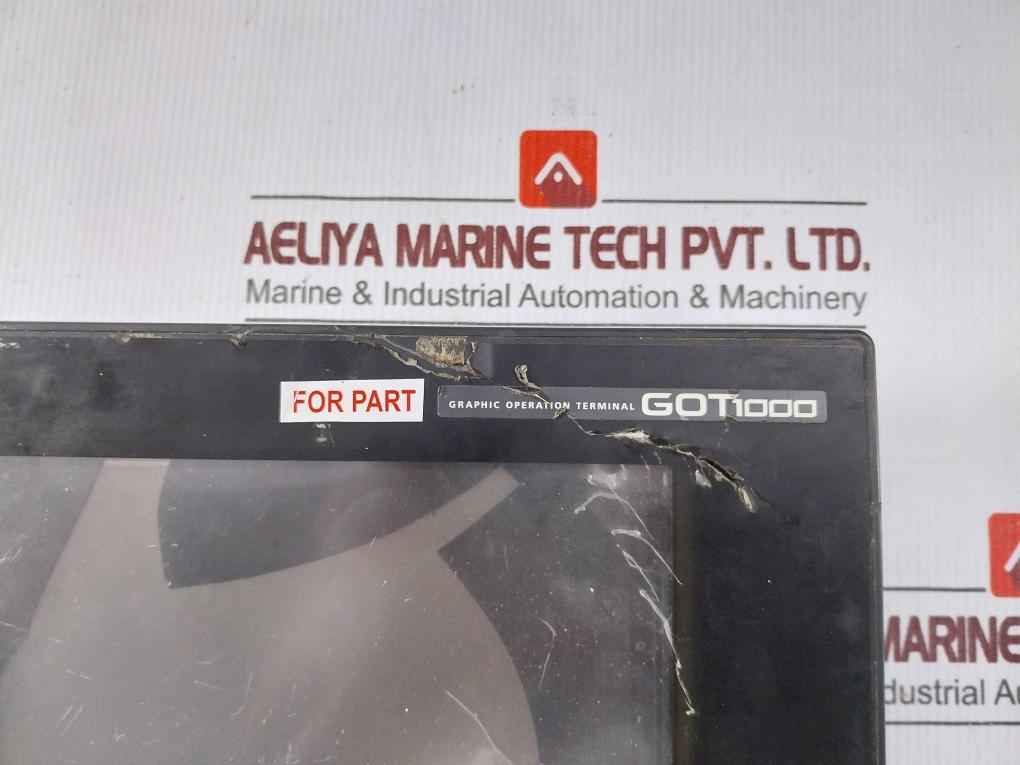 Mitsubishi Gt1672-vnba Graphic Operation Terminal Touchscreen Hmi (Not Working)