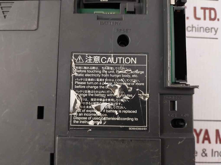 Mitsubishi Gt1672-vnba Graphic Operation Terminal Touchscreen Hmi (Not Working)