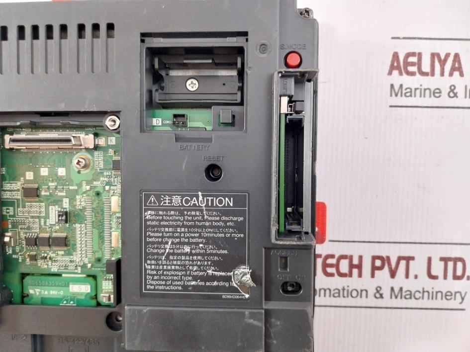 Mitsubishi Gt1672-vnba Operator Interface Touchscreen 240Vac 60Hz (Not Working)